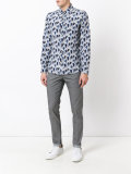 allover shoes print shirt