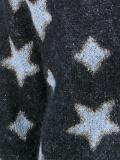 star print oversized cardigan