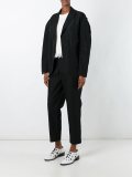 straight leg cropped trousers