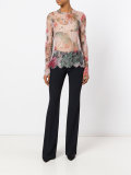 Lace scalloped top 