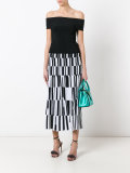 knit pleated skirt