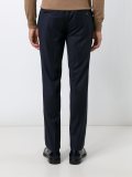 straight leg tailored trousers