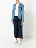 long high-waisted skirt