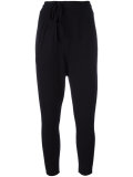 drop-crotch wrap trousers