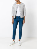 zipped puffer jacket