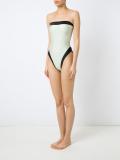 strapless swimsuit