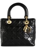 'Lady Dior'中号手提包