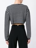 striped crop jumper