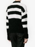 pearl button striped sweater