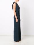deep halterneck jumpsuit