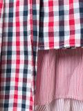 checked skirt 
