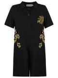 embroidered playsuit