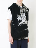 tie dye hooded tank