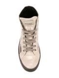 sequin embellished hi-top sneakers