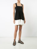 flared mini dress
