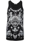 tattoo print tank top