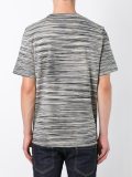 'Distorted Stripe'T恤
