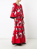 floral motif dress