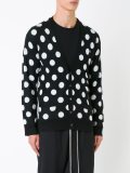 polka dot cardigan