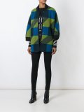 geometric pattern coat 