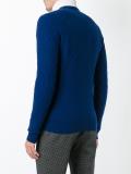 jacquard v neck cardigan