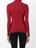 striped turtleneck sweater