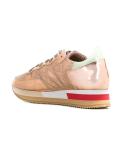 metallic panelled sneakers