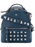 stud embellished shoulder bag