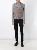 plaid waistcoat