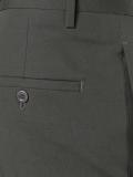 drop-crotch cropped trousers