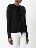 frill detail cardigan