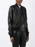 leather bomber jacket