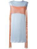 neon panel T-shirt dress