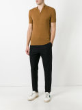 knitted polo shirt