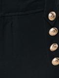 double fastening flared trousers
