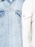 colour block denim jacket
