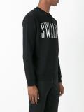 swallow print sweatshirt