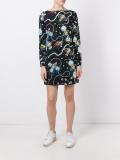 space print dress