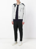 distressed denim jacket