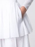 perforated layered skirt