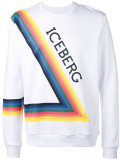 triangle print sweatshirt