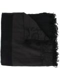 contrast panel scarf 