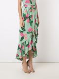 high-waisted midi skirt