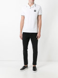 logo patch polo shirt