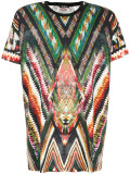 geometric print T-shirt