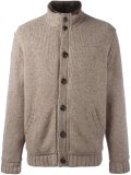 padded knit cardigan
