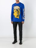 face print T-shirt