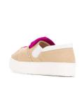 hessian bow sneakers 