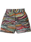 intarsia knit shorts 