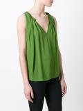 gathered tank top